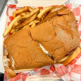 Gluten free fish sandwich
