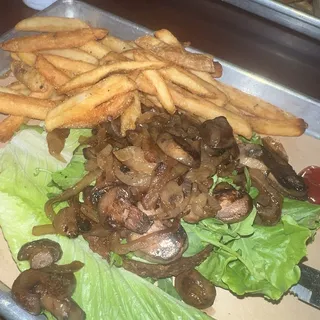 Mushroom Swiss Burger