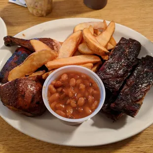 All you can eat ribs and chicken on Tuesdays and Thursdays