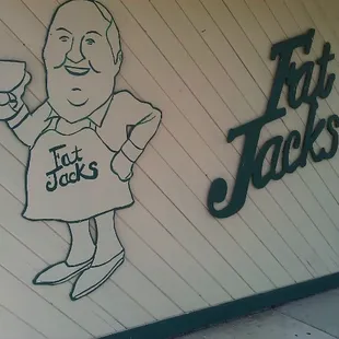 Fat Jack greets hungry patrons