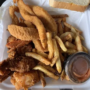 24. 4 Fish, 4 Jumbo Shrimp