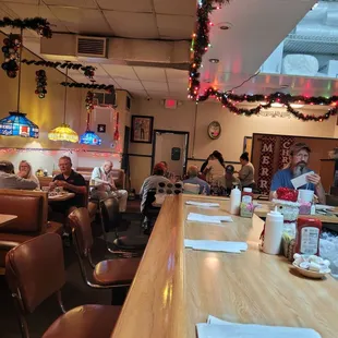 View from bar - back of restaurant