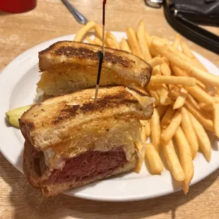 Pastrami, Reuben, and fries!