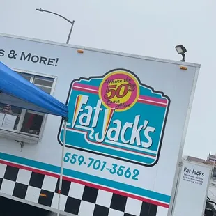 a truck parked in a parking lot