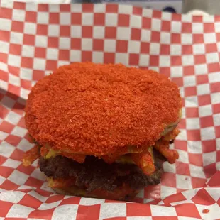 Hot Funyuns Burger