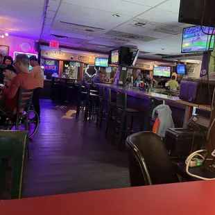 people sitting at a bar