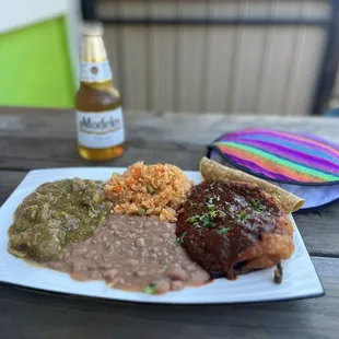 Chili Verde Plate