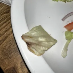 Yuck! They called this salad fresh. Really?