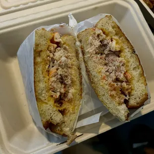 Grilled crab &amp; cheese