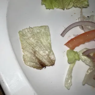 Yuck! They called this salad fresh. Really?