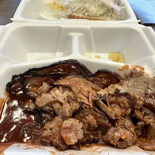 Leftover brisket