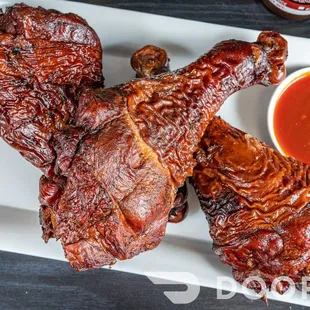 Smoked turkey legs