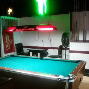 Free pool on Sunday night!