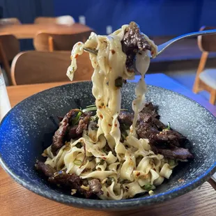 Stir-Fry Noodles with Spicy Scallion