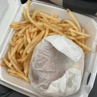 Plentiful (but bland) fries