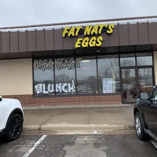 The front of the restaurant