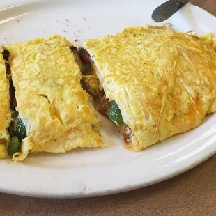 Inside Norm&apos;s omelette