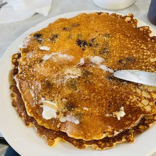 Blueberry pancakes