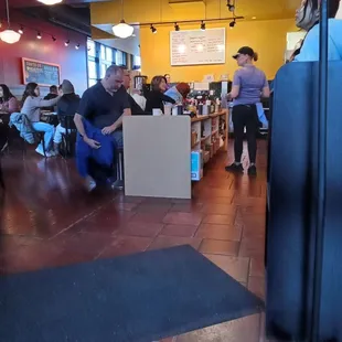 Crowded on Sunday but wait moves fast