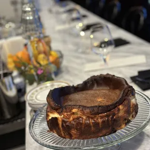 Basque cheesecake made fresh by the owner. Robert