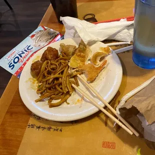 I'm not even sure, just nasty a** food. They labels were not finished