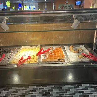 a variety of food items