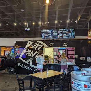 Indoor &quot;food truck&quot; serving up a wide variety of food options