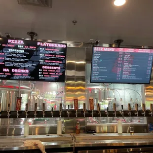 Menu and Beer Selection