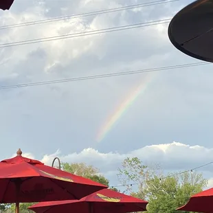Rainbow ends at Fat Pants!