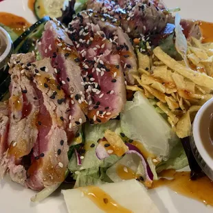 Asian Salad with extra tuna
