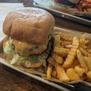 Mile high burger
