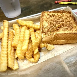Kids grilled cheese