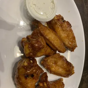 Asian Wings (They were huge!)