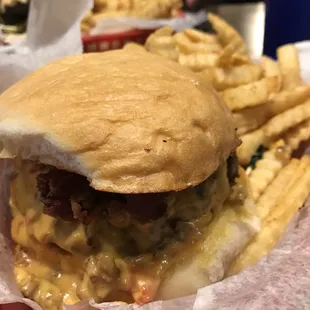 Queso burger