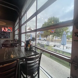 a view of the street