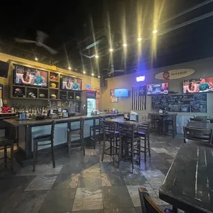 the interior of the restaurant