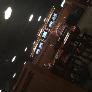 Kinda empty but to be fair I was here at 3 pm on a Monday.