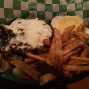 Awesome burgers and well-seasoned fries.