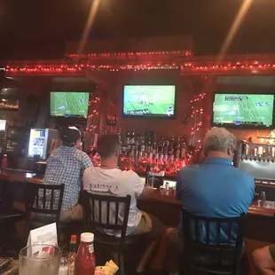 WVU game on tv and these two dbags have North Carolina on the best TV in the building. Thanks bartender.