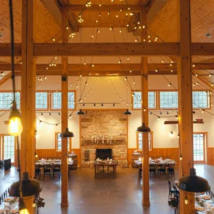 the inside of a restaurant