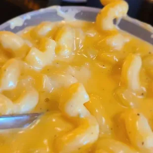 Mac and Cheese so good we order a large in order to have leftovers at have. Creamy, cheesy, always hot and yummy .