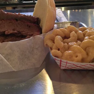 Sliced Brisket Sandwich