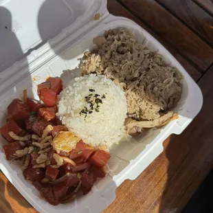 Poke Combo with Kalua Pig