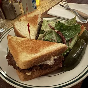 Double Vegetarian Smash Burger