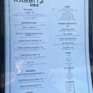 Menu. 6/1/23