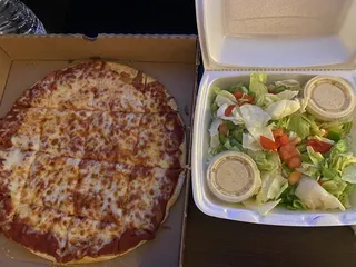 Evansville Twisted Tomato Pizza