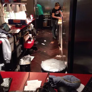 Check out the &quot;clean&quot; food prep area
