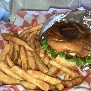 11am-4pm $10.99 burger lunch special. Single cheeseburger, french fries &amp; fountain drink.