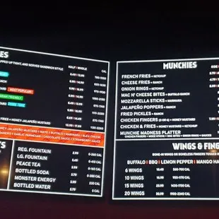  menu and prices