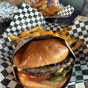 The Classic with Cheese Fries